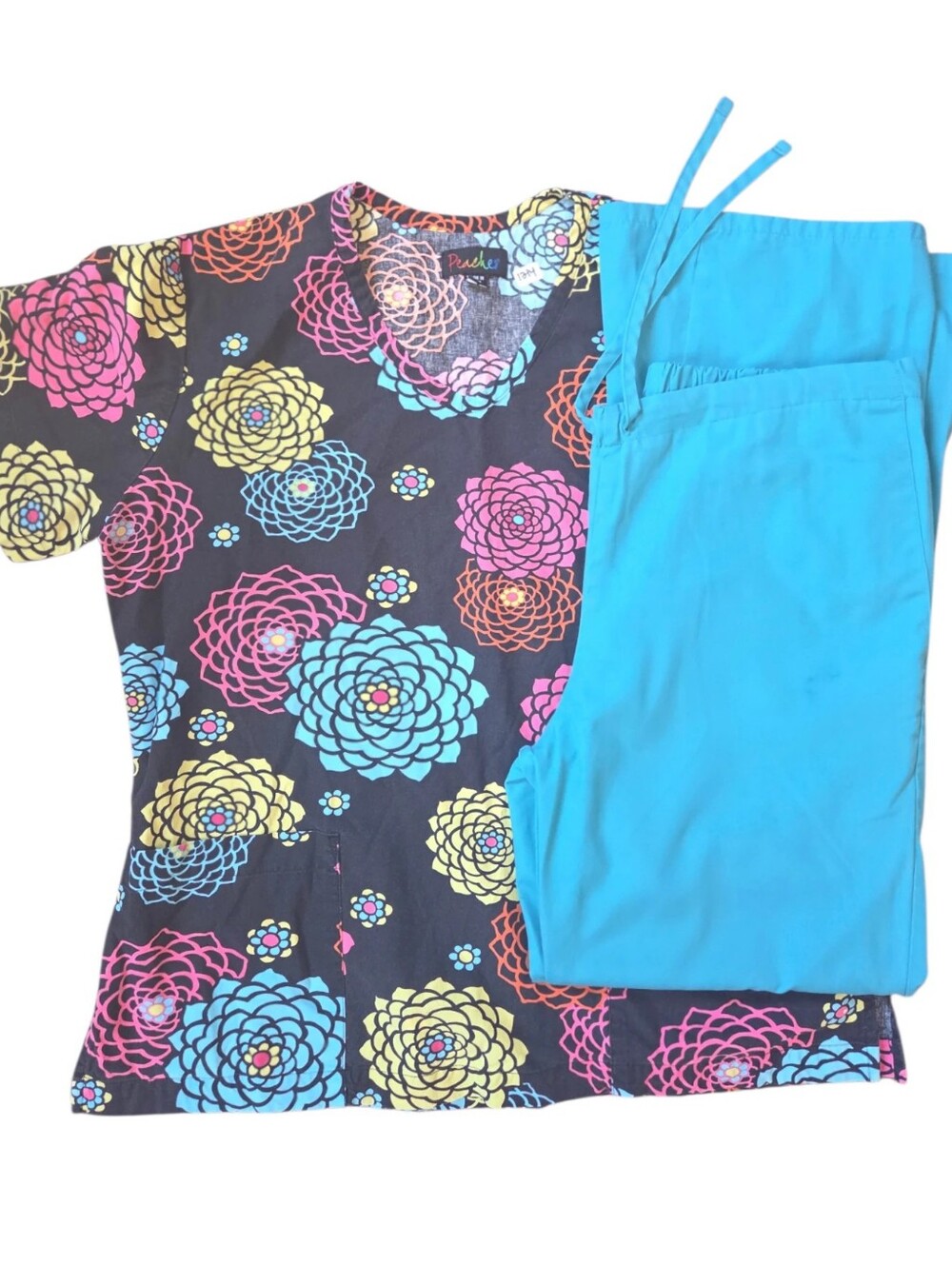 Flowers Scrub Set